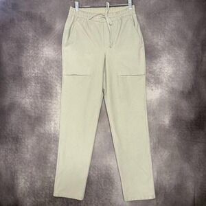 Lululemon Jogger‎ Pants Womens XS Beige Elastic Waist Pockets Stretch Athletic